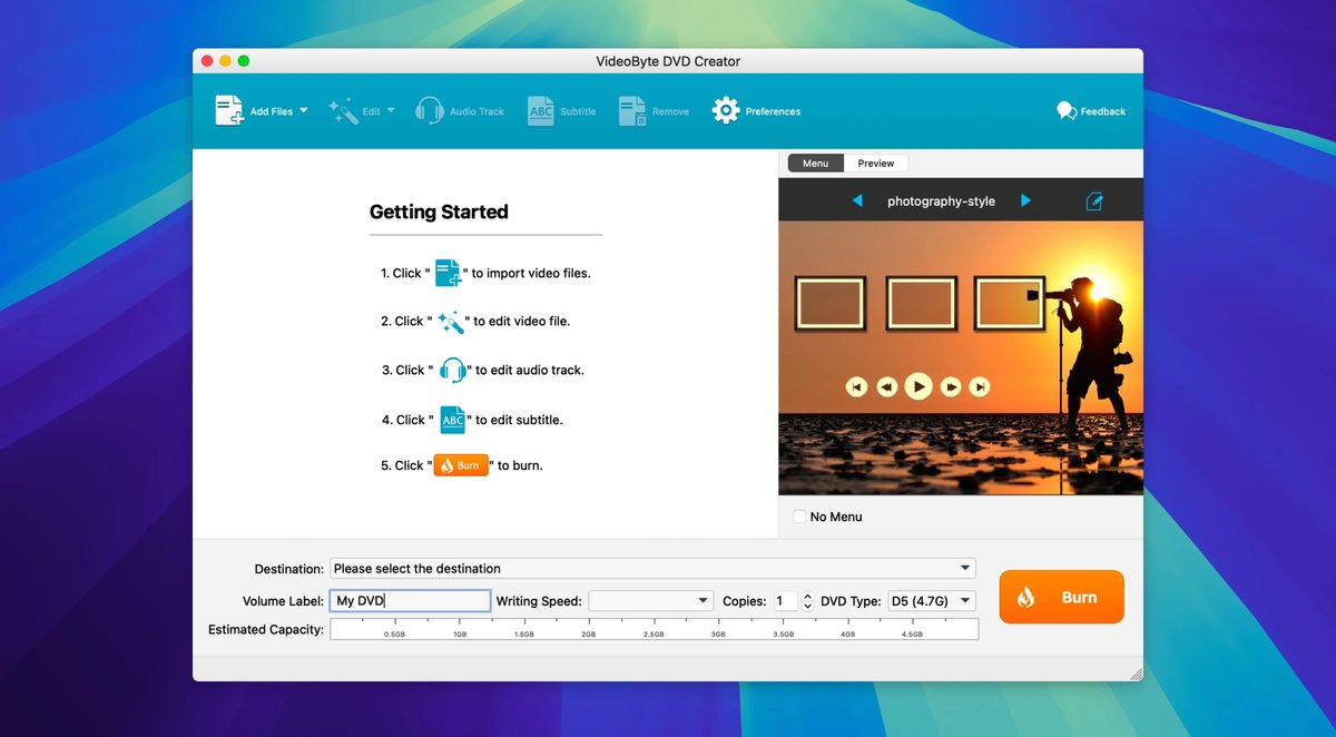 VideoByte DVD Creator截图1