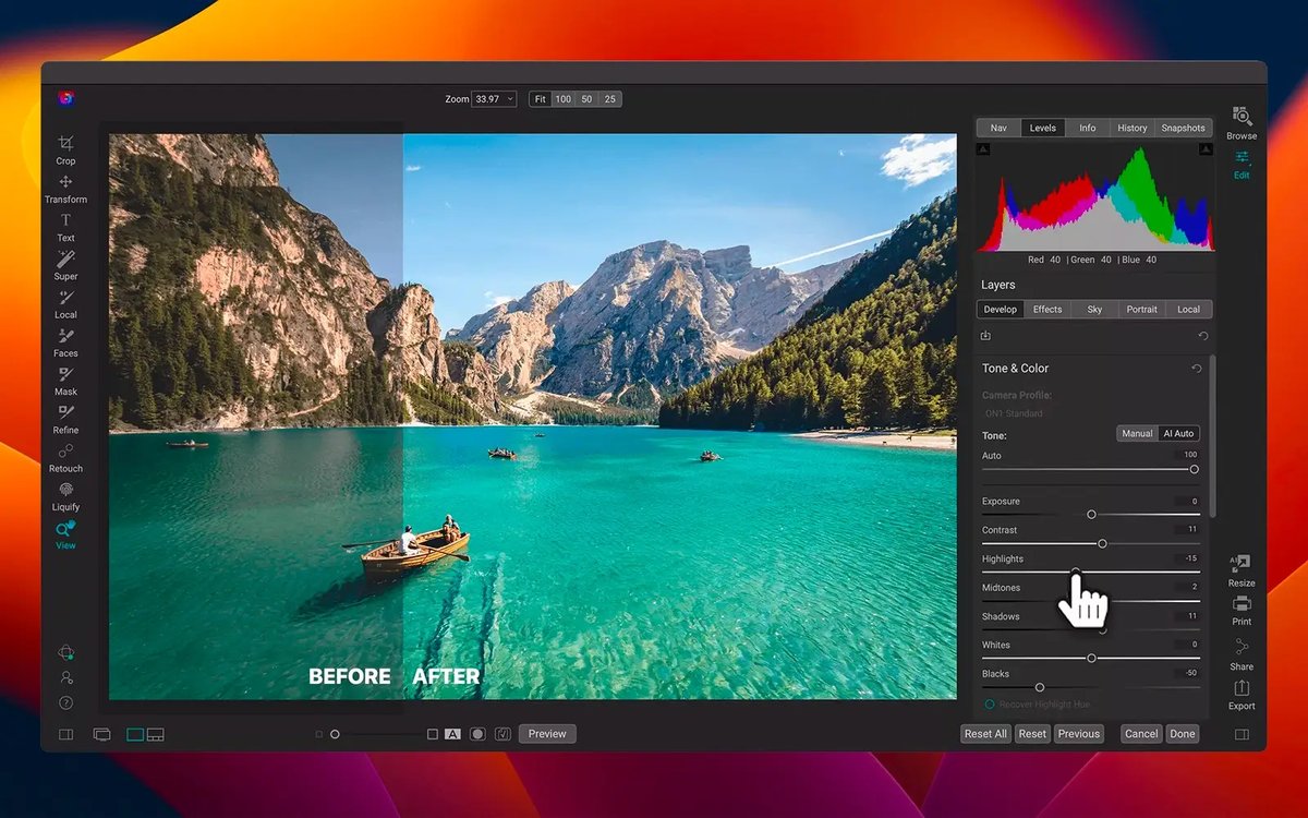 ON1 Photo RAW MAX截图3