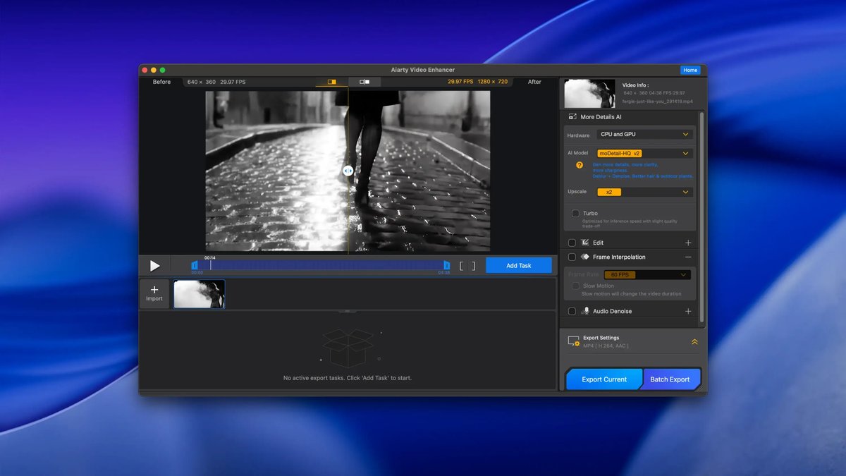 Aiarty Video Enhancer截图2