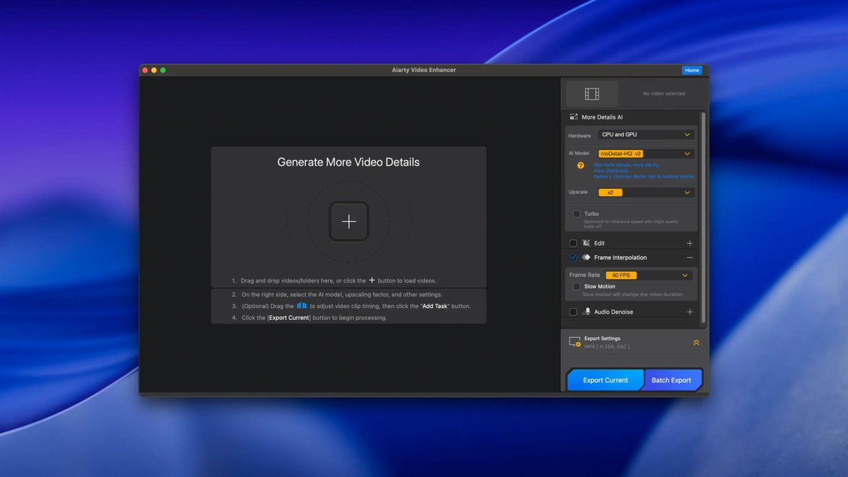 Aiarty Video Enhancer截图1