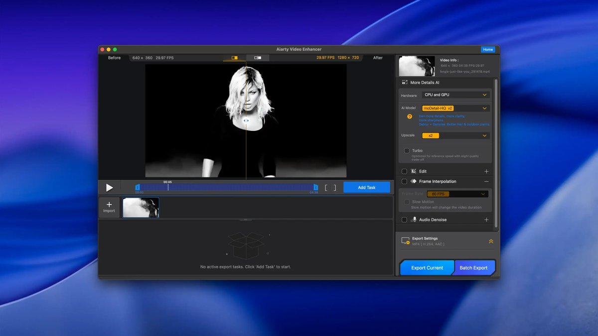 Aiarty Video Enhancer截图3