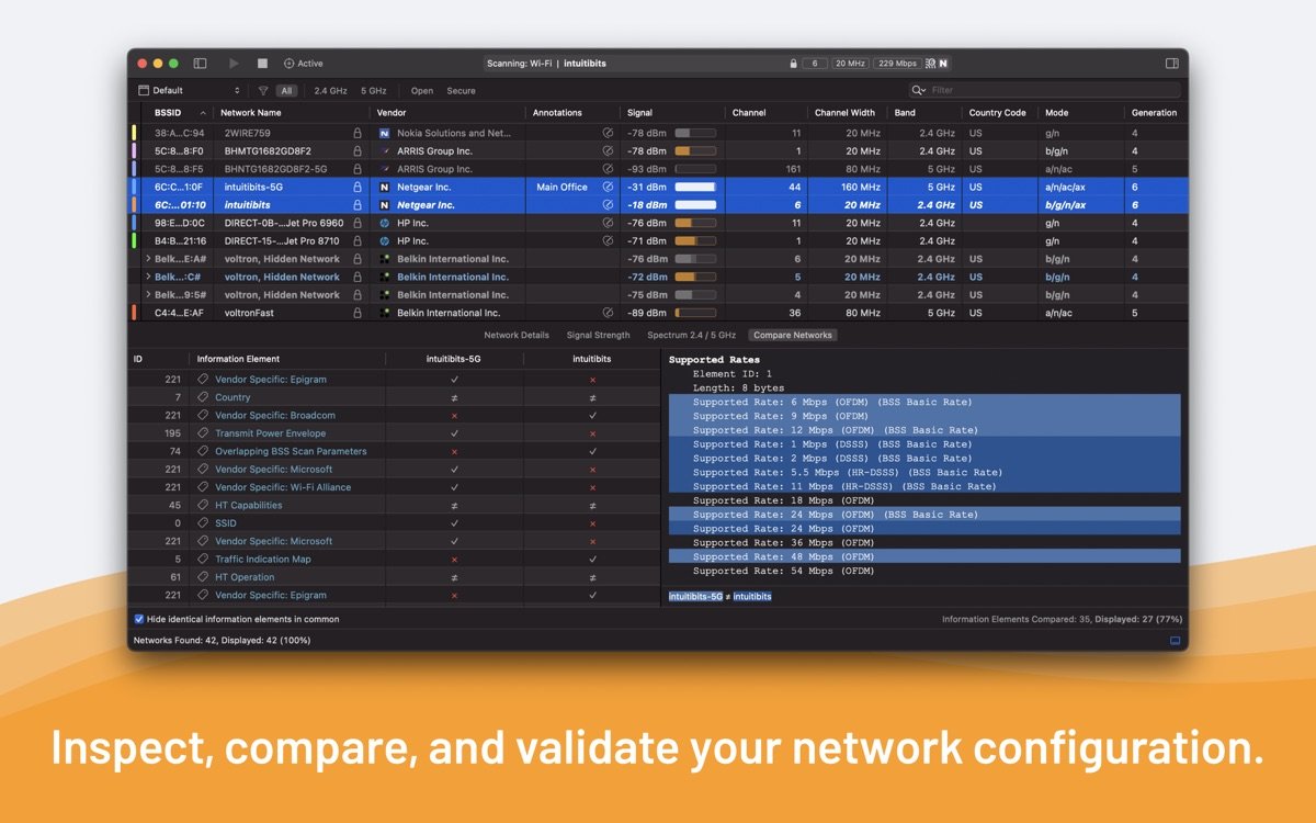 WiFi Explorer Pro 3截图2