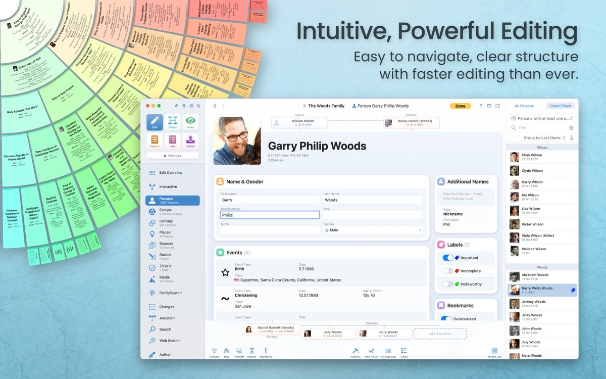 MacFamilyTree 11截图2