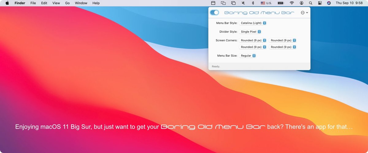 Boring Old Menu Bar截图2