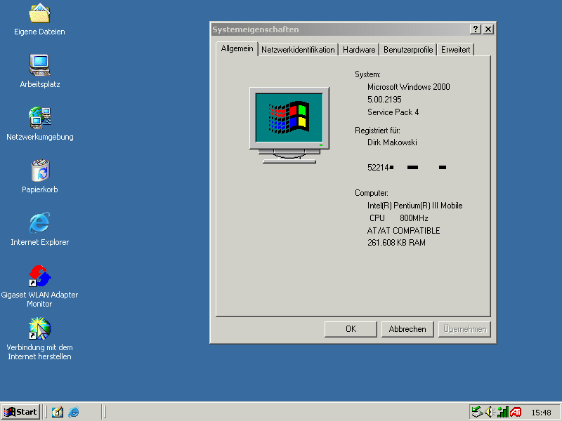 Windows 2000 经典启动画面