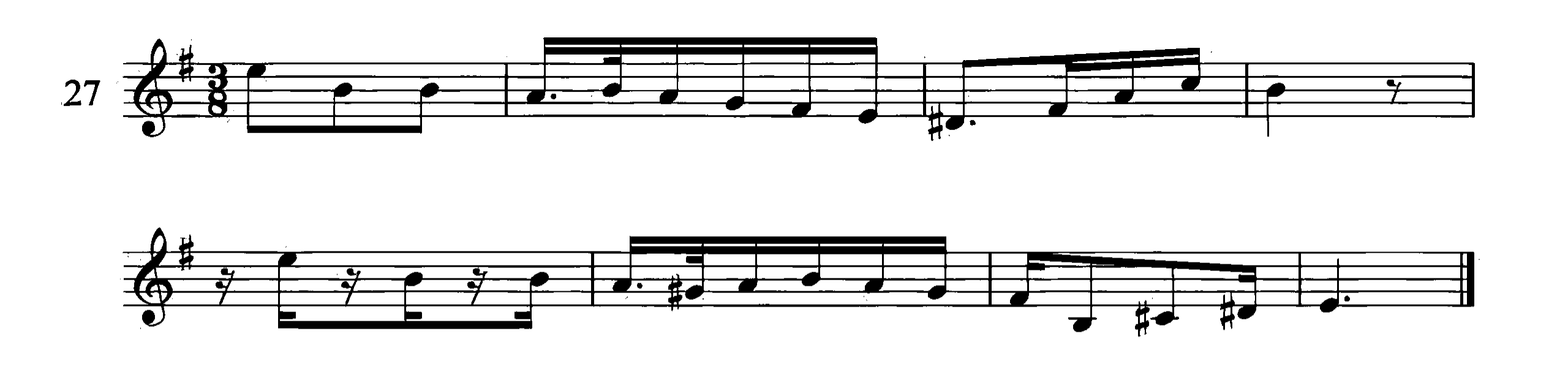 谱例27(昼间模式)