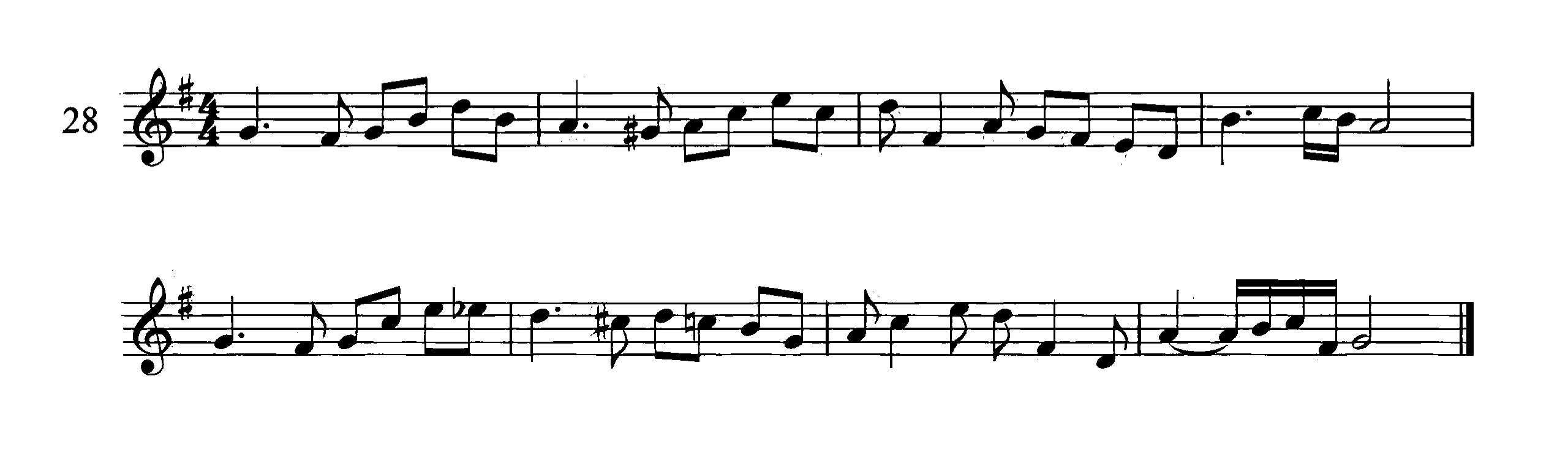 谱例28(昼间模式)