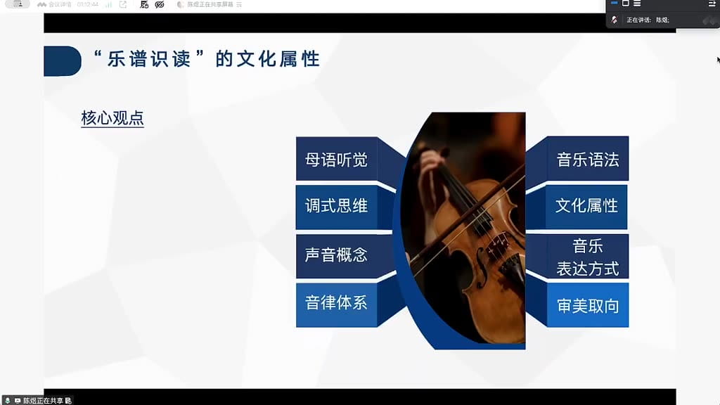 “乐谱识读”文化属性的核心观点