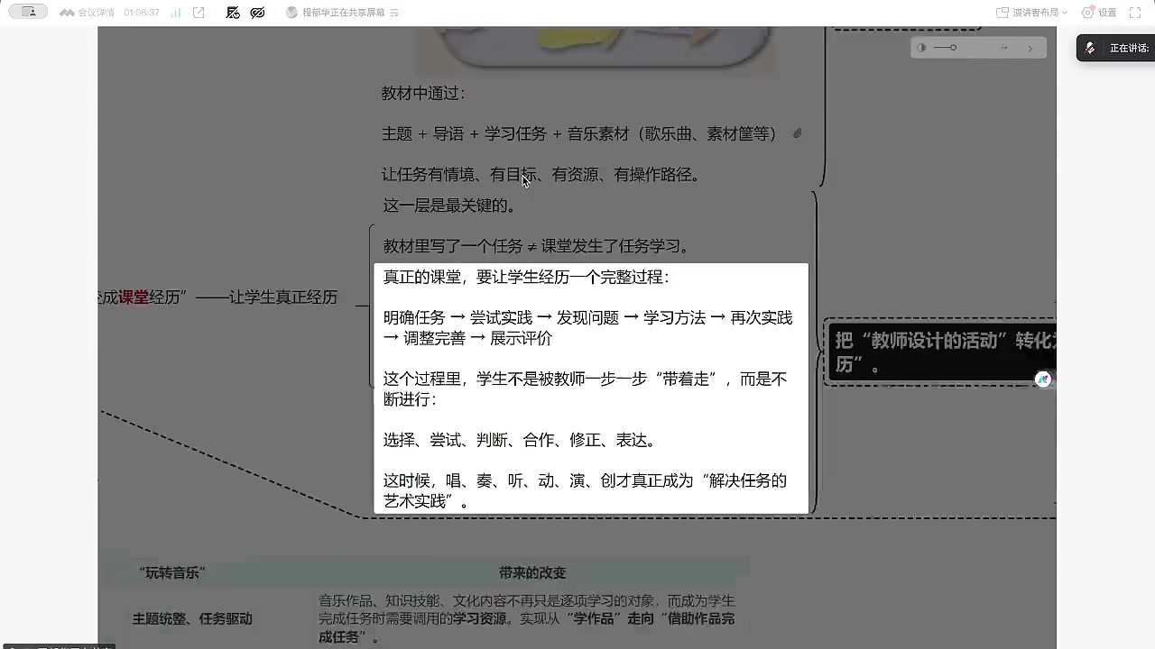 把教材任务变成课堂经历