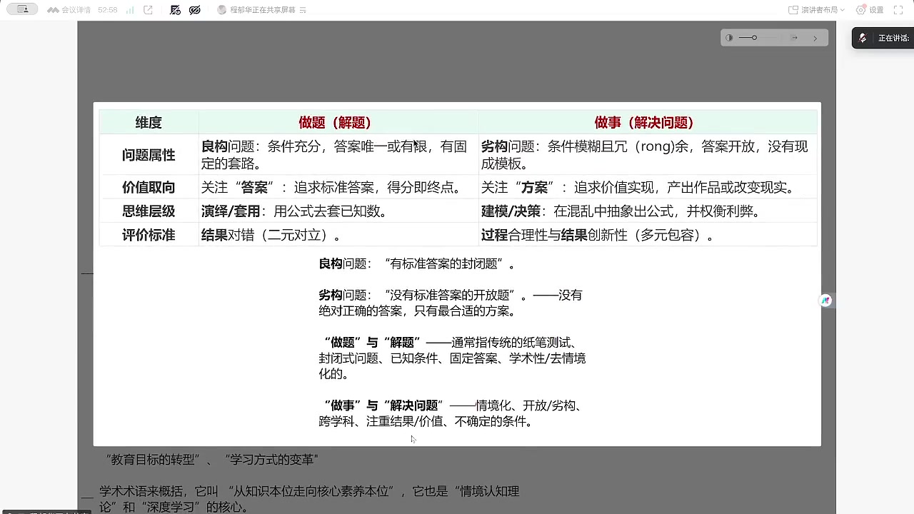 “做题”与“做事”的多维对比
