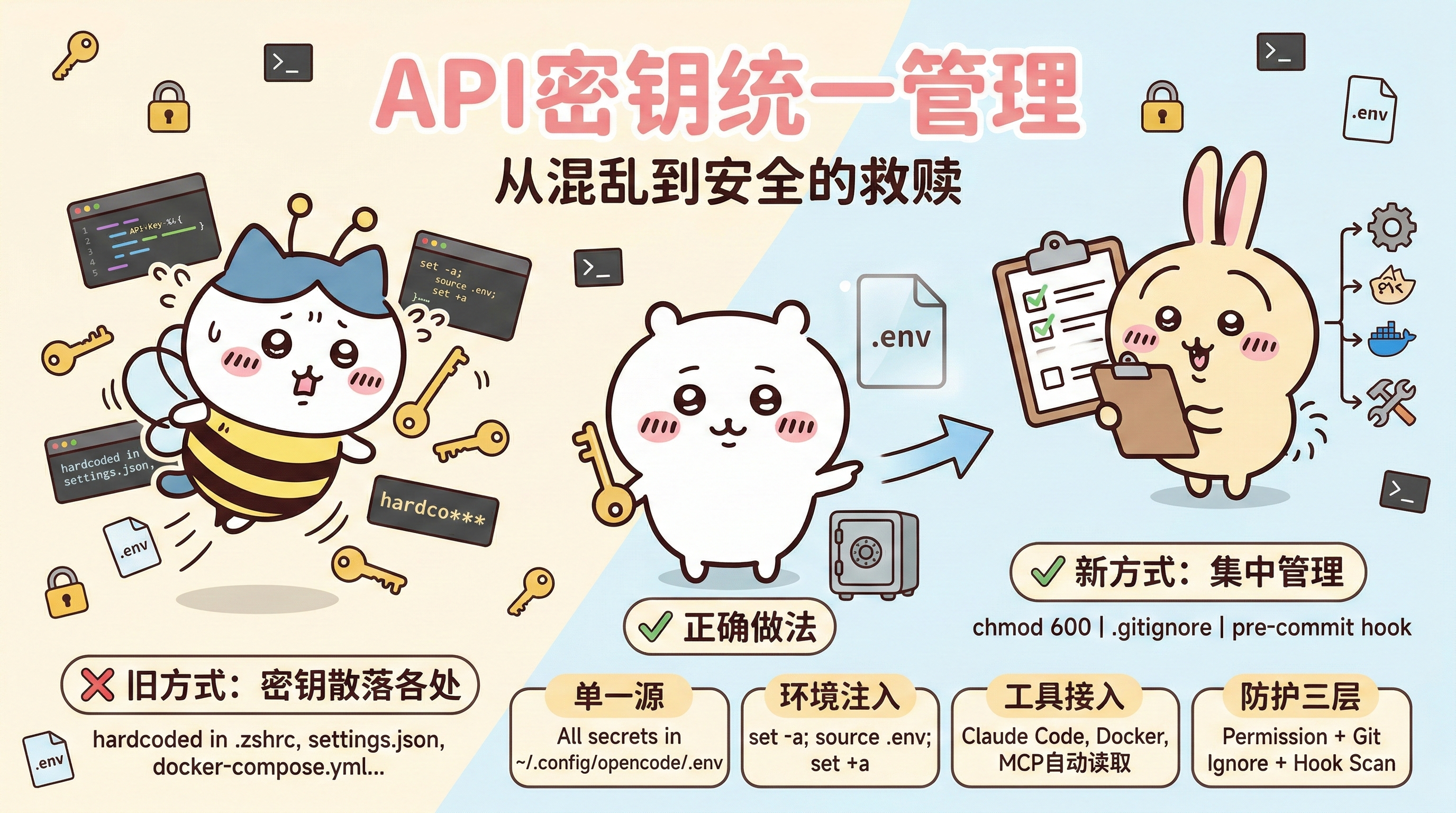API密钥管理：从混乱到集中管理的对比
