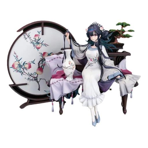 物华弥新  蝠桃瓶 粉彩福桃 手办