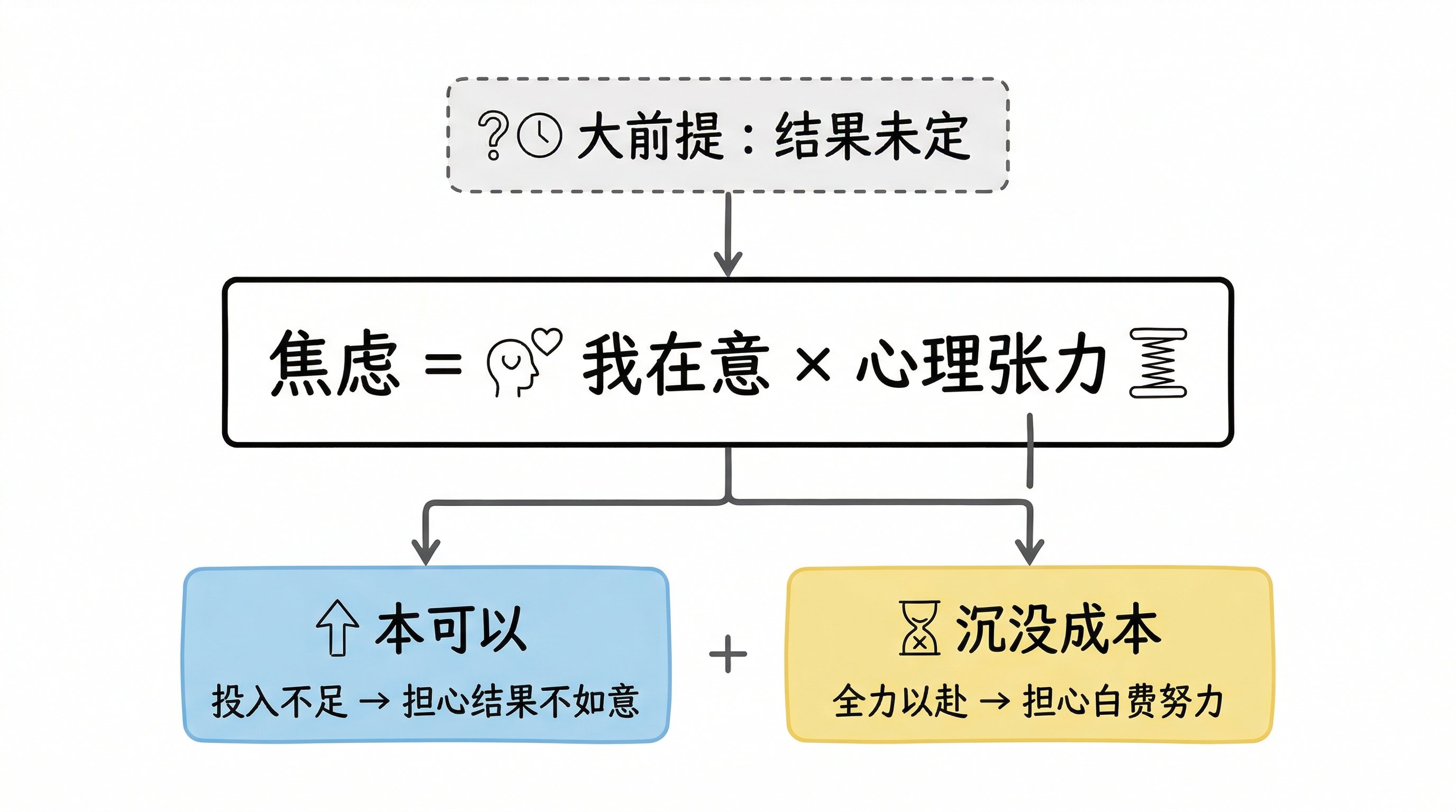 焦虑公式框架图
