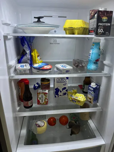 冰箱扫描食谱信息图