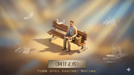 具有叙事抽象背景的逼真轴测微缩模型