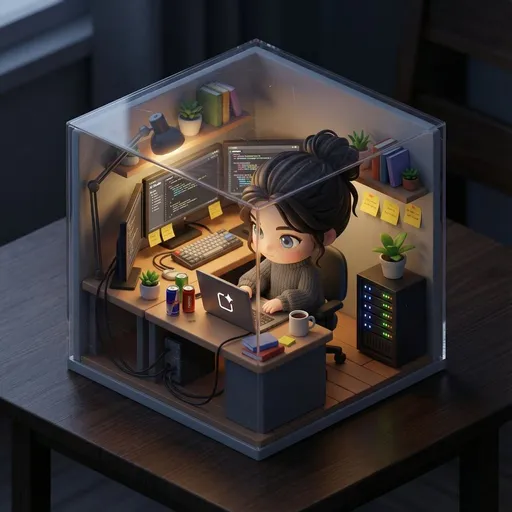 可爱的 Q 版立体模型灯生成器