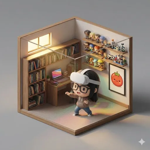 等距 3D 立方体提示