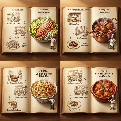 美食地图网格：3D 弹出式食谱立体模型