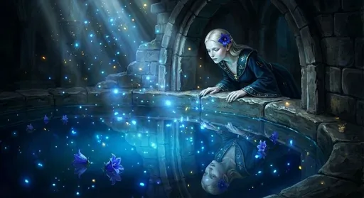 水彩半写实奇幻动画风格提示词
