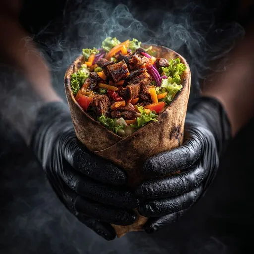 电影级美食烤肉摄影提示词