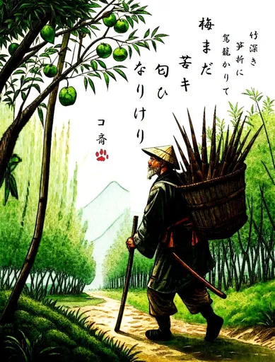 AI 俳画（俳句绘画）生成