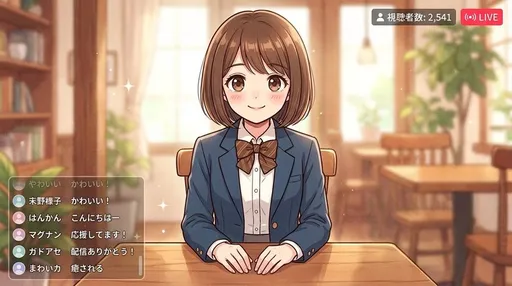 西装制服动漫风格女孩，适用于 Nano Banana 2 的 Prompt