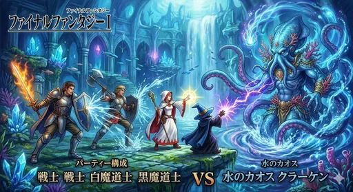 最终幻想队伍大战海妖图像生成