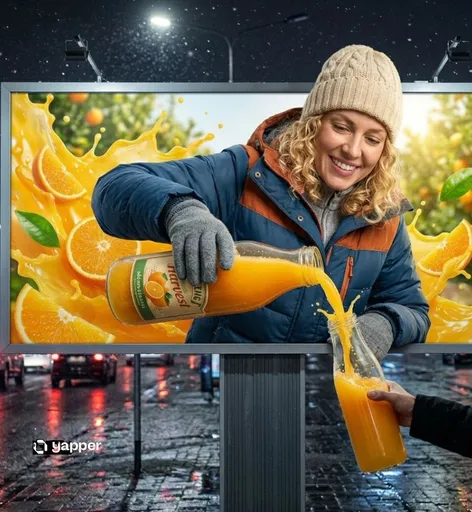 超写实 3D 错觉广告牌