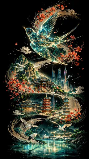 书法城市印象海报