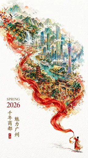 双重曝光城市宣传海报
