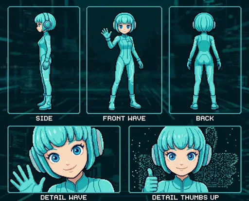 复古 8-Bit 游戏美学提示词