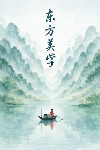 东方美学水墨海报