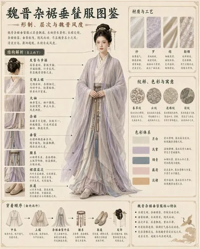传统服饰信息图指南