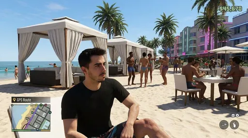 GTA 风格海滩俱乐部游戏截图