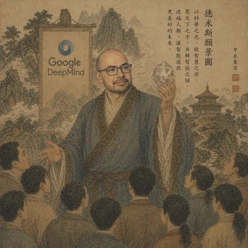 Ancient Scroll Google DeepMind Vision
