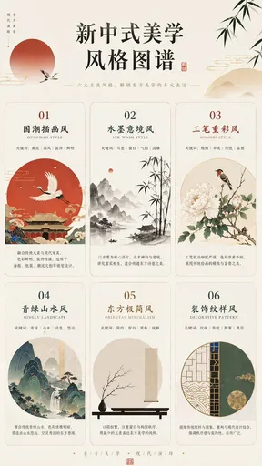 新中式美学风格图谱