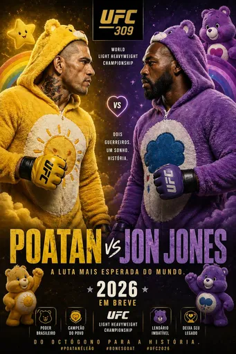 Jon Jones 对决 Poatan(爱心熊风格)