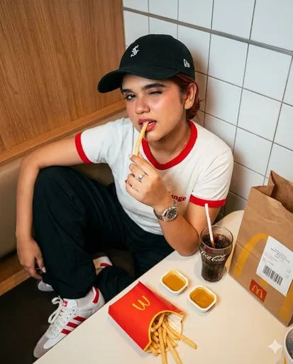 快餐用餐生活方式摄影
