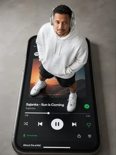 超现实俯视视角 iPhone 时尚大片