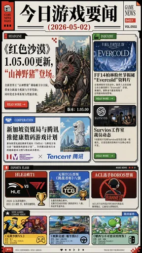 中文游戏新闻日报头版