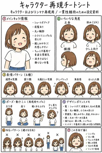 动漫角色复刻速查表