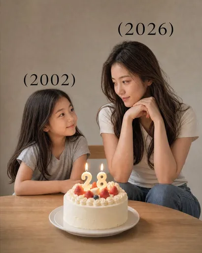 Time-Travel Birthday Reunion Portrait