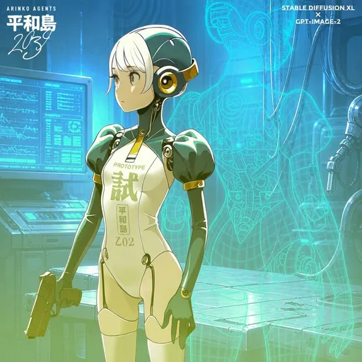 动漫风格 Android Agent 实验室海报
