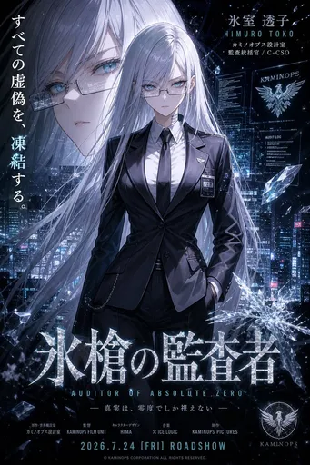 Ice Auditor 赛博朋克电影海报