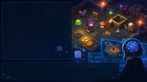 AI 奇幻地下城 UI 标题图