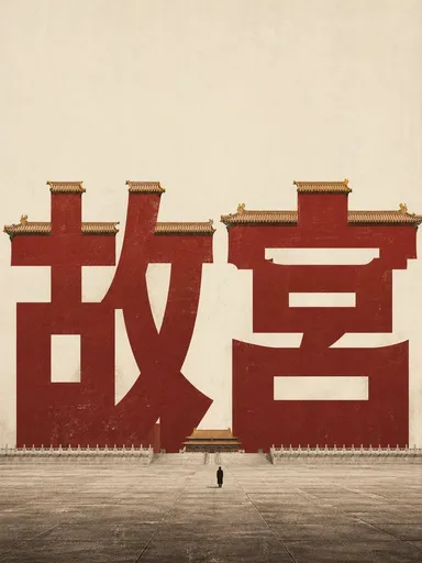 故宫字体海报