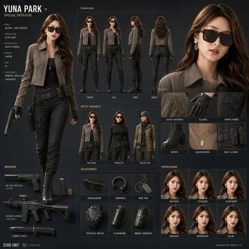 Yuna Park 战术角色设定表