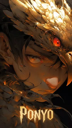 暗黑奇幻鸟甲动漫海报