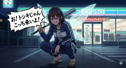 日式不良少年风格动漫精灵