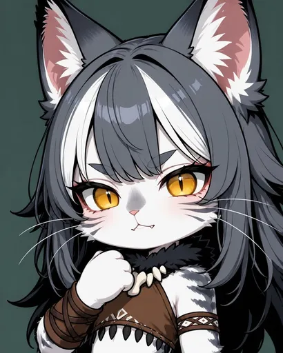 Q 版猫娘特写
